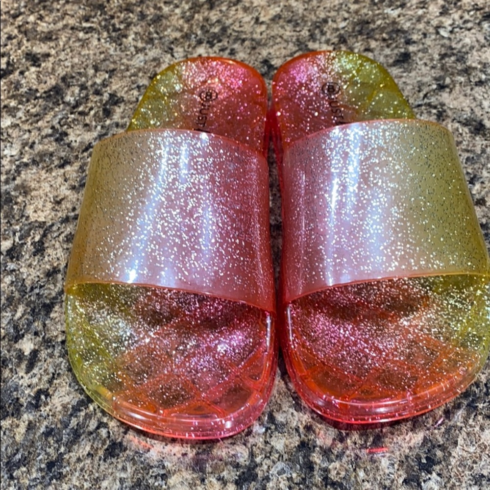 Just Be vinyl sandals